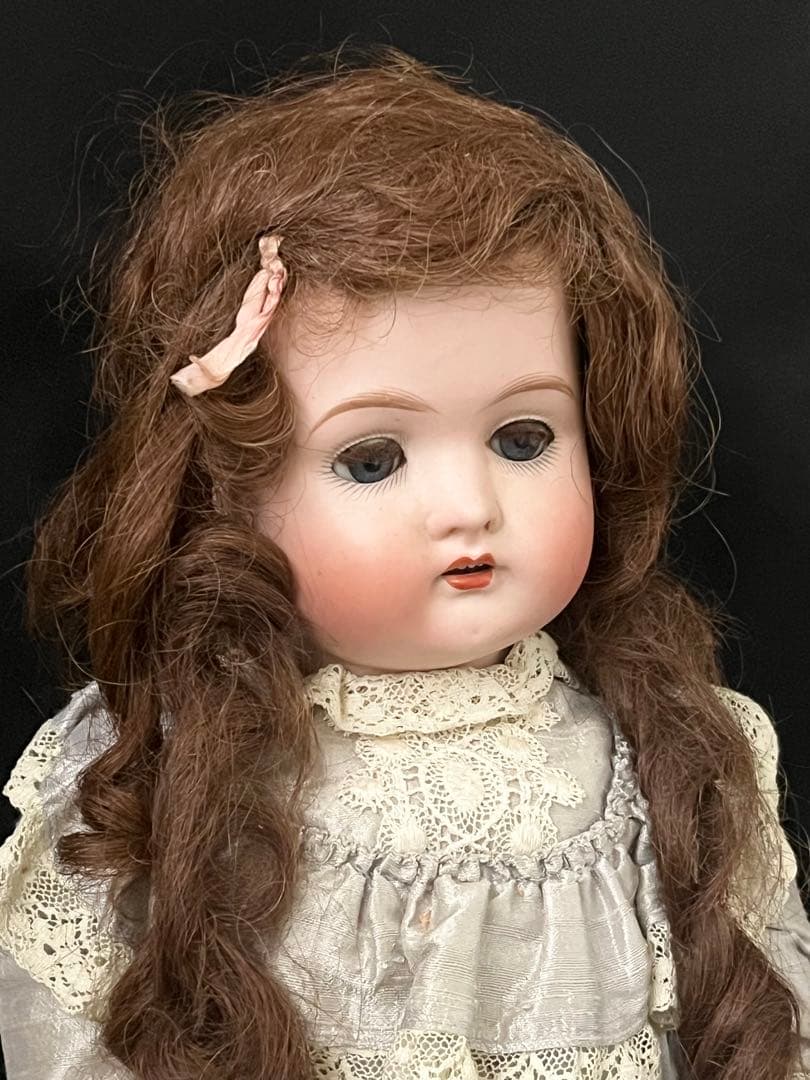 アンティーク ドイツ製 ビスクドール 55㎝ スリープアイ コン