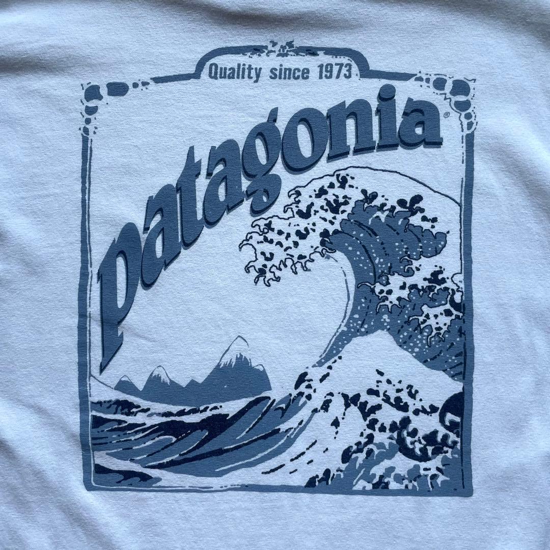 レアな北斎プリント！90s パタゴニア Beneficial T's Lサイズ - メルカリ