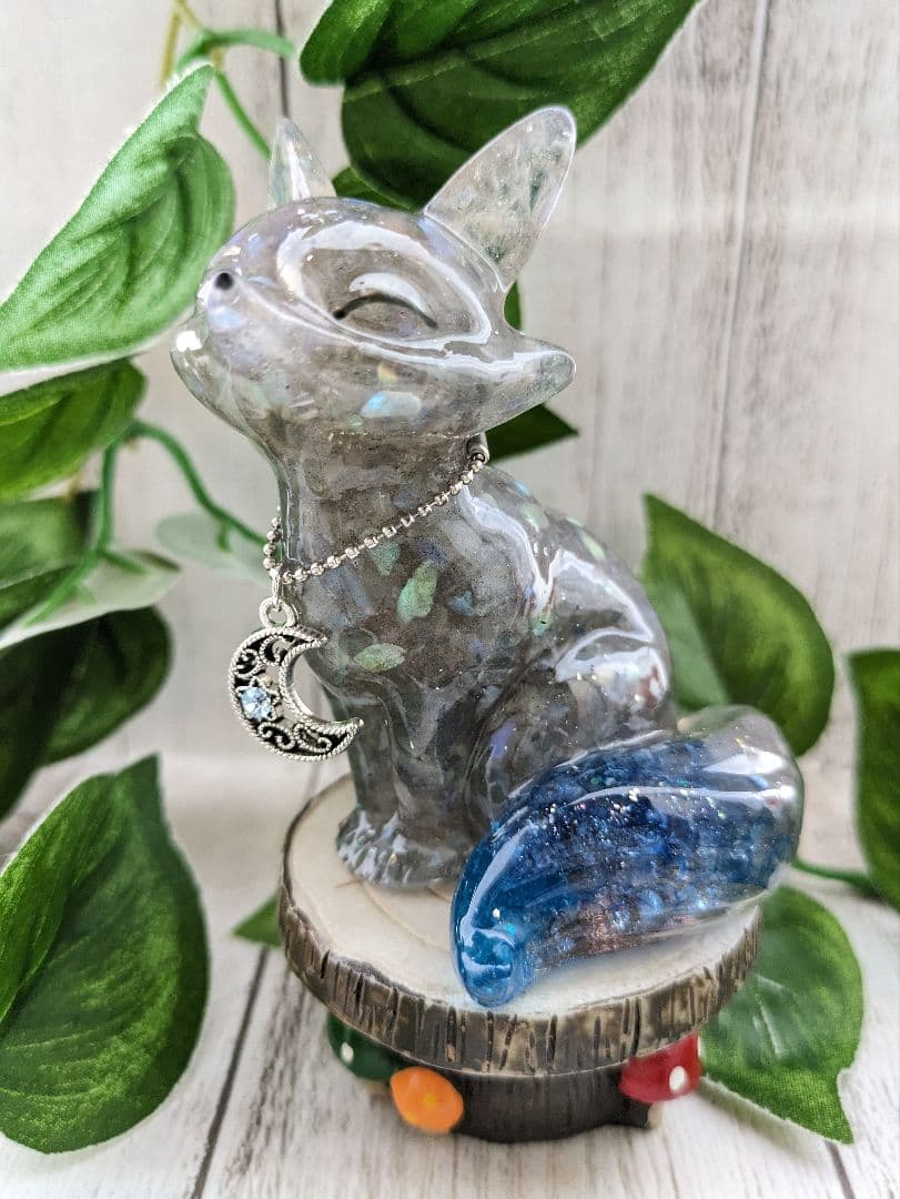 つる927様専用】アクアマリンのかばちゃん形オルゴナイト☆他6点