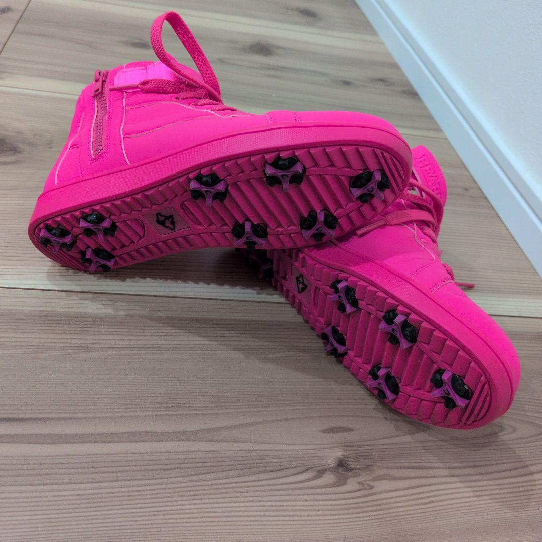 PEARLY GATES ピンク ハイカットスニーカー 23.5cm