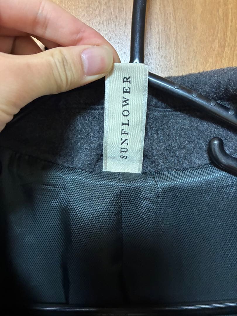 sunflower コート グレー サイズ46 深見光太 - メルカリ