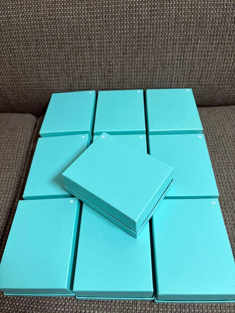 正規品美品 ティファニーブレスレット腕輪アクセサリー小物入れ 空箱10