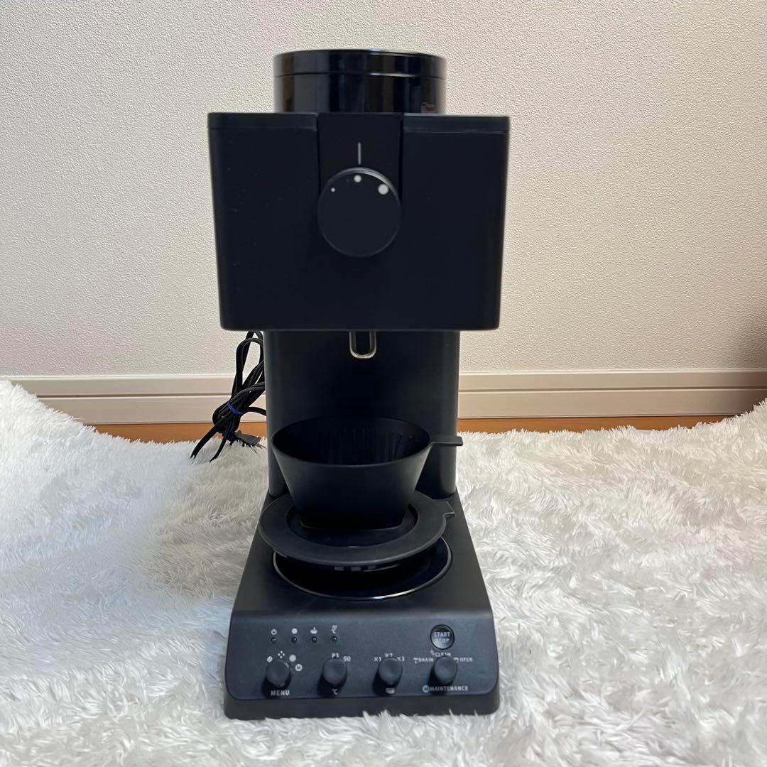 TWINBIRD 全自動コーヒーメーカー　CM-D457 ミル付き 3杯用 全自動コーヒーメーカー 3杯用 ブラック CM-D457B [全自動 /ミル付き