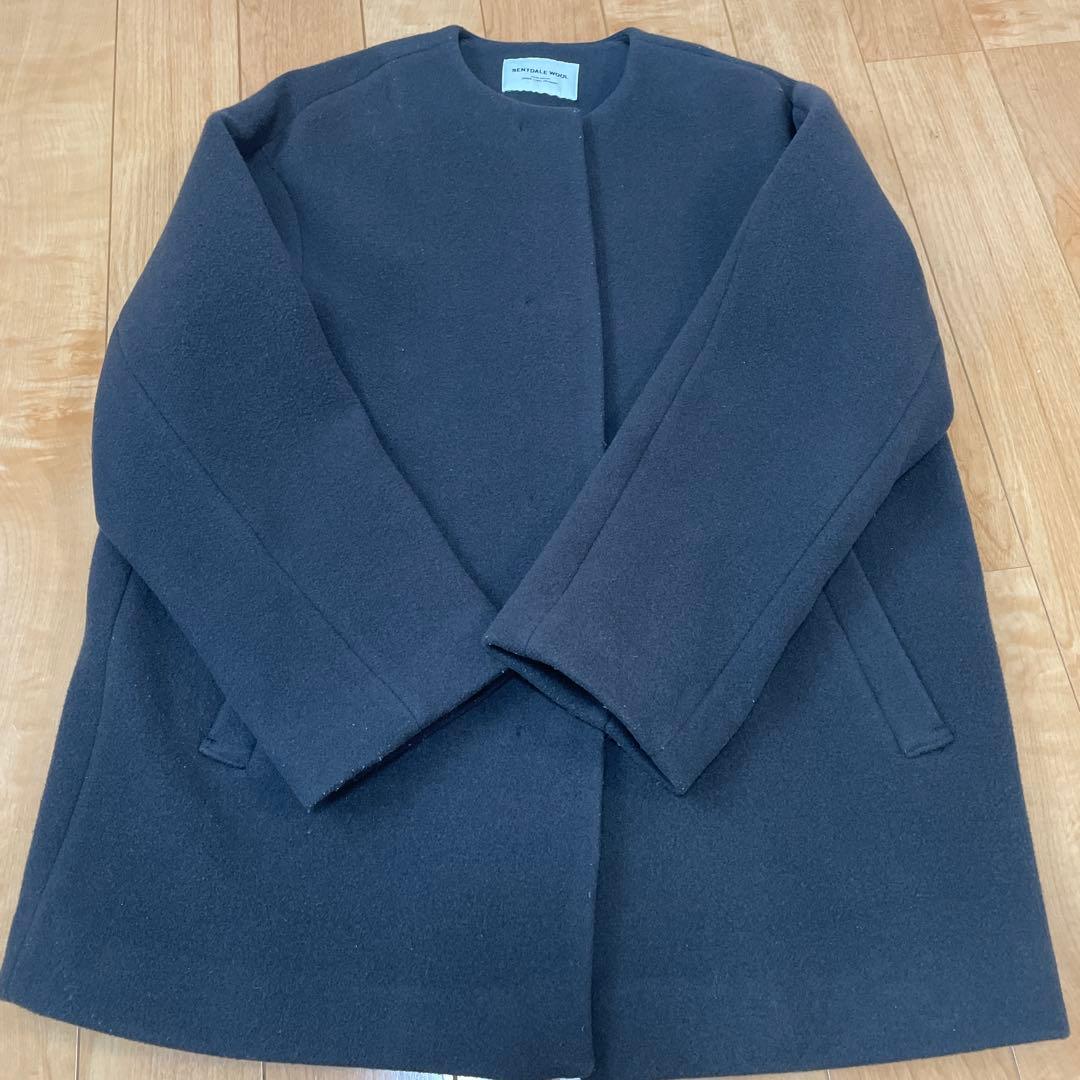 グリーンレーベルリラクシング セントデールウール ノーカラー ミドル