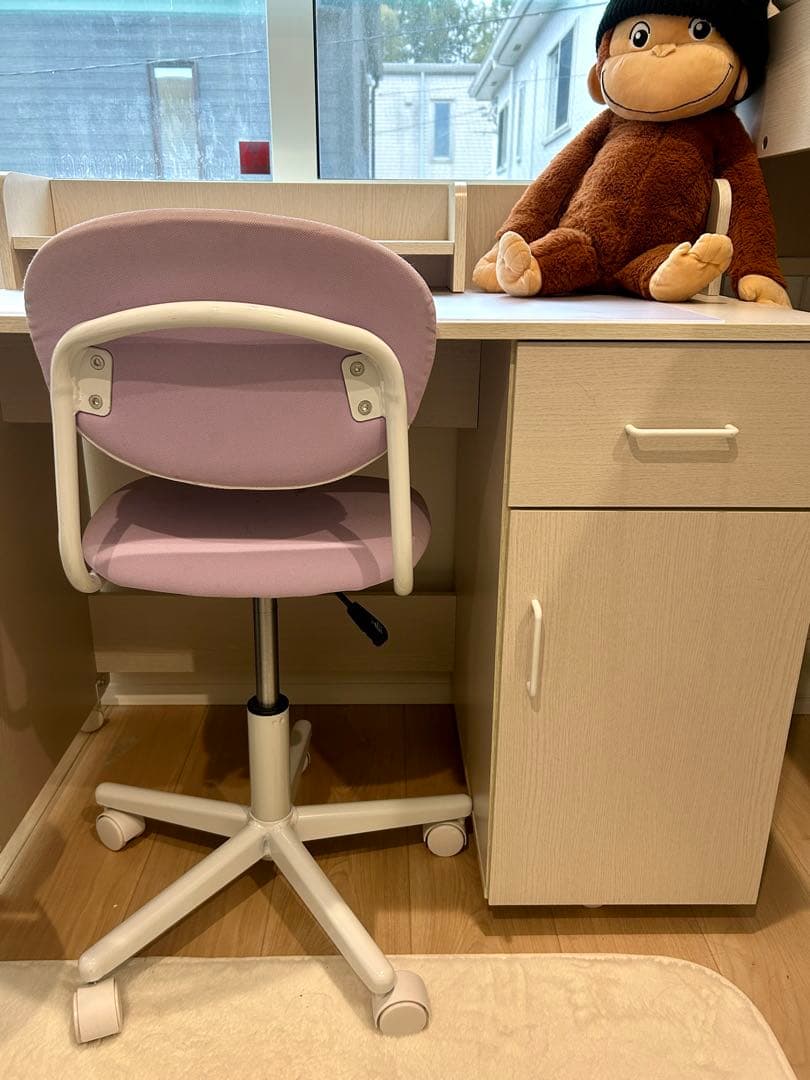 引き取り限定】ニトリ システムベッド ホワイト 学習机 洋服棚 - メルカリ