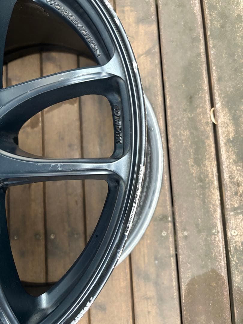 ワークエモーション極18 8.5J +47 ホイールのみ2本　PCD100 5穴