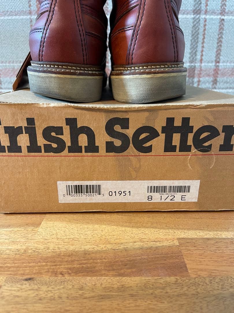 REDWINGレッドウィングアイリッシュセッター50周年1951赤茶8.5E犬