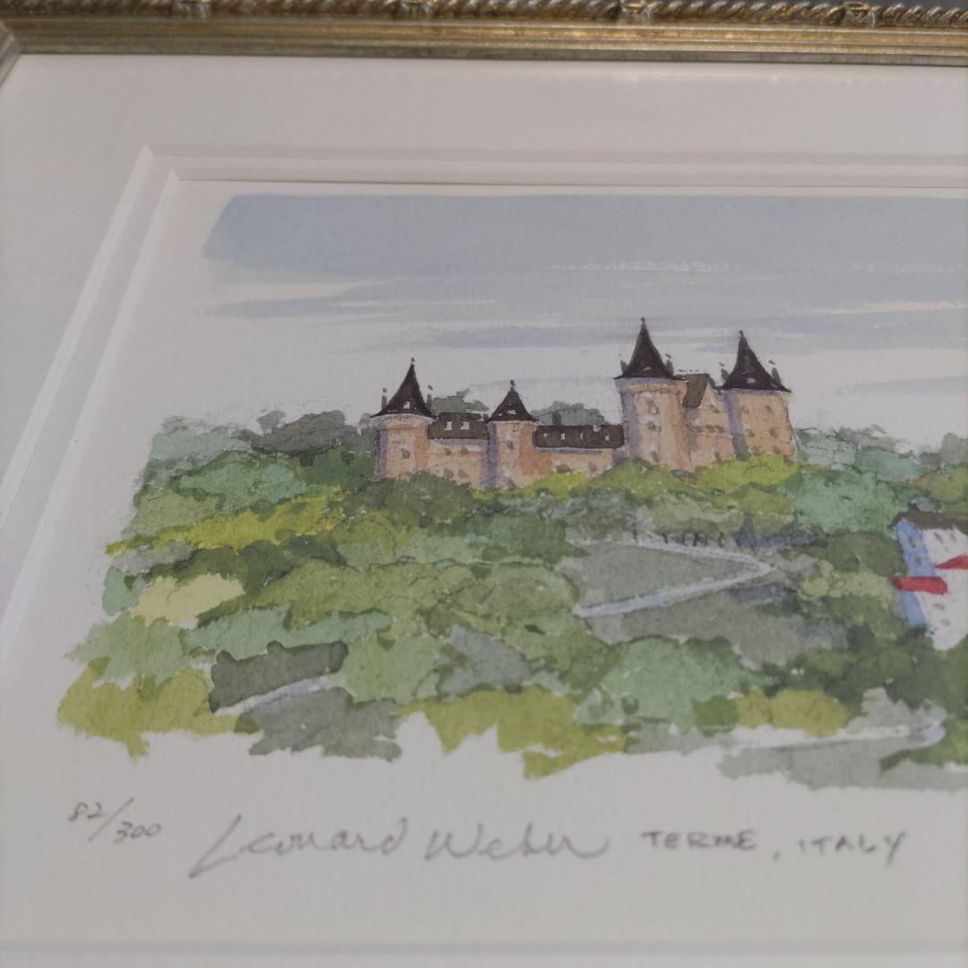 レオナルド ウェーバー ジクレー 額装 ☆直筆サイン・エディション有り