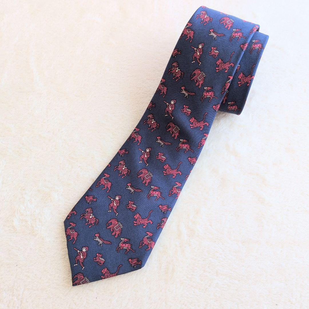 エルメス HERMES SILK100% アニマル柄 セレモニー 即日発送 - メルカリ