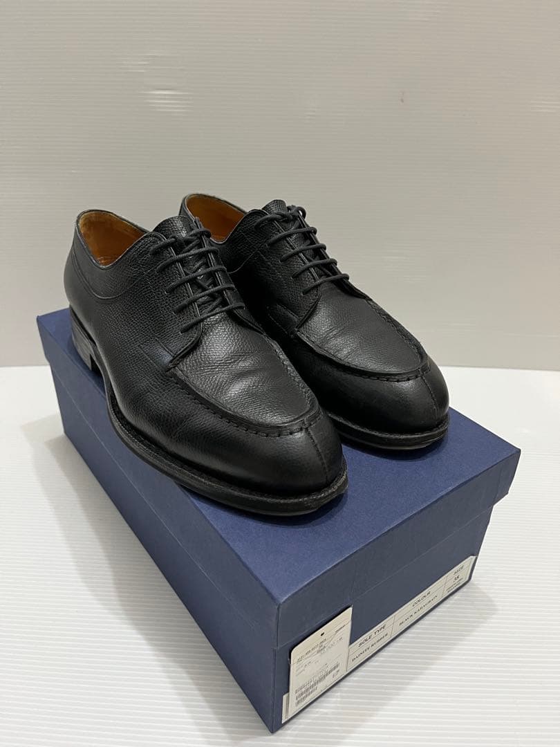 ジャランスリワヤ】シボ革 Uチップシューズ グリーンレーベル別注