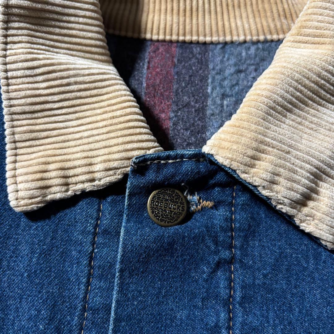 80s90sシアーズSears ROEBUCKSデニムカバーオールビンテージ古着