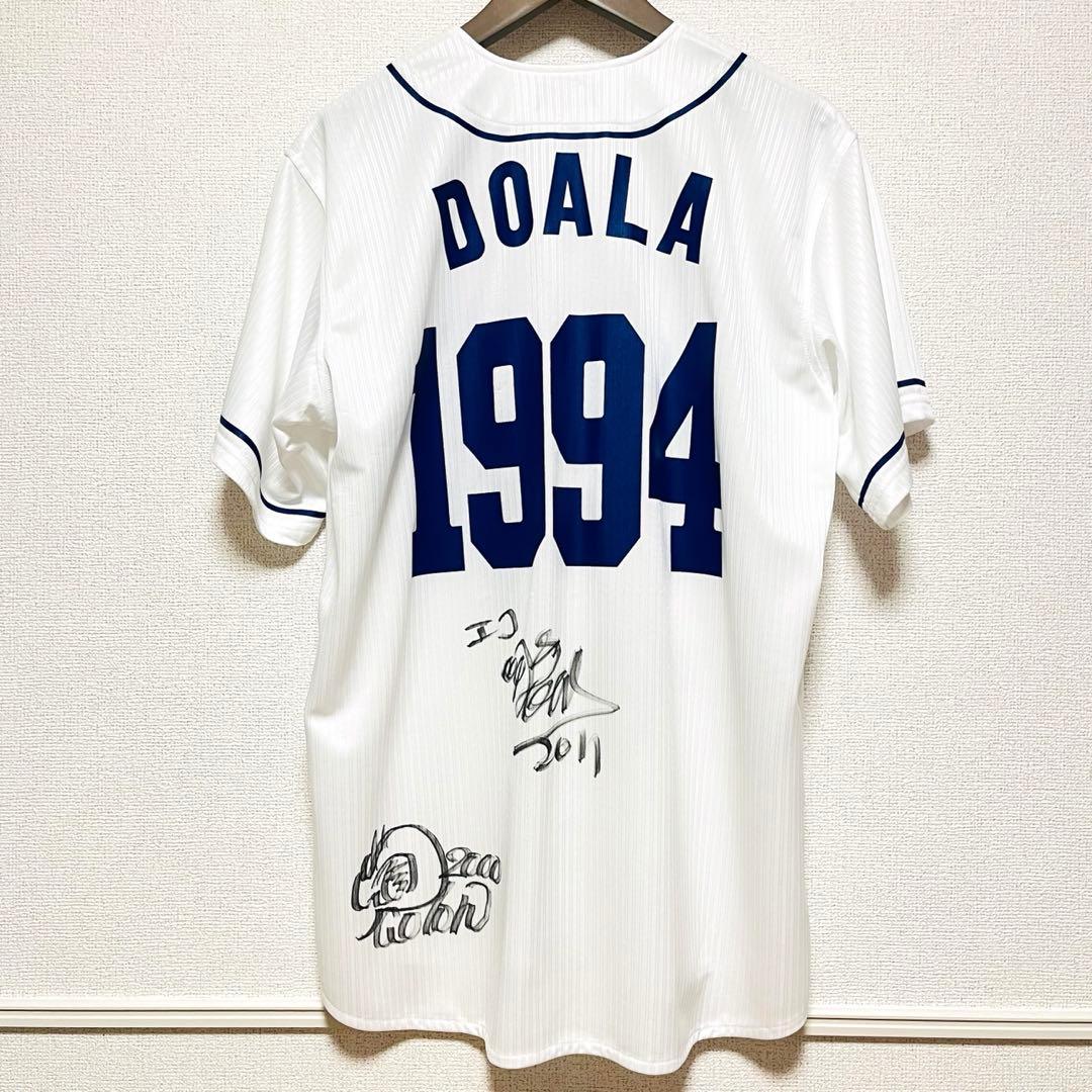 貴重】中日ドラゴンズ・(エコ)ドアラ・サイン入りサポーターズ