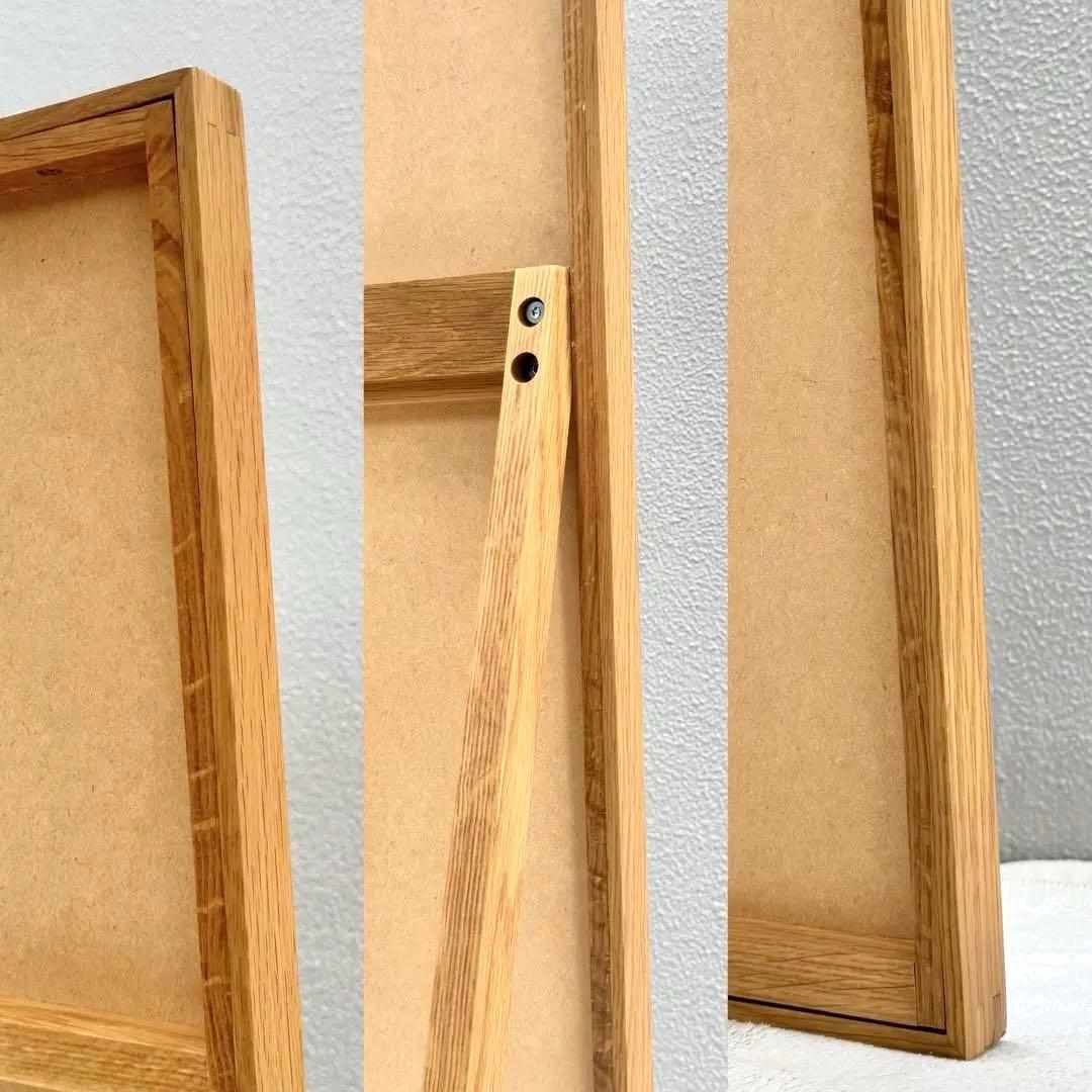 美品✴︎廃盤✴︎無印良品 オーク スタンドミラー 大 姿見 北欧