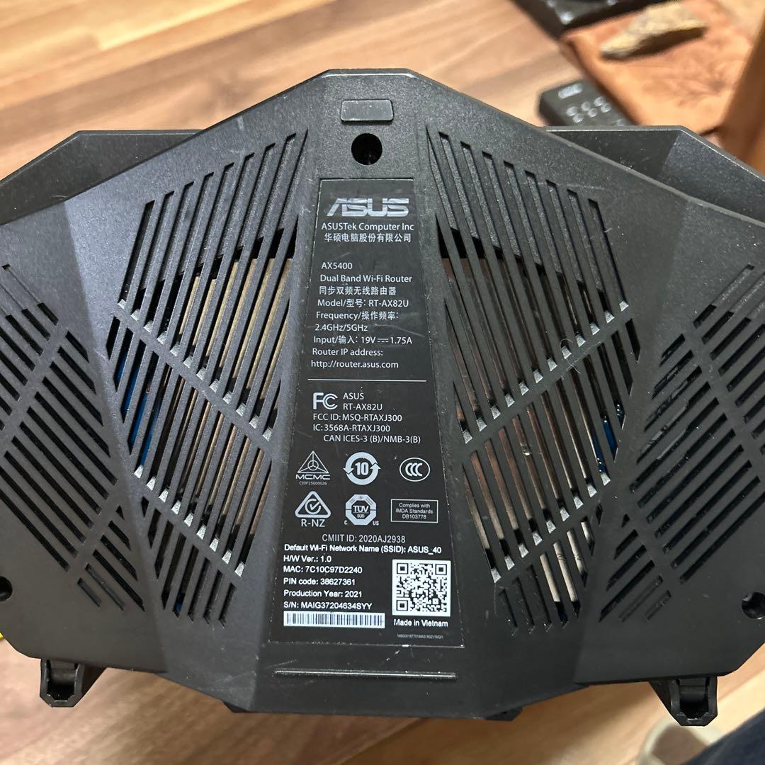 いちご様 ASUS RT-AX82U MerlinFW導入済 高性能ルーター - メルカリ
