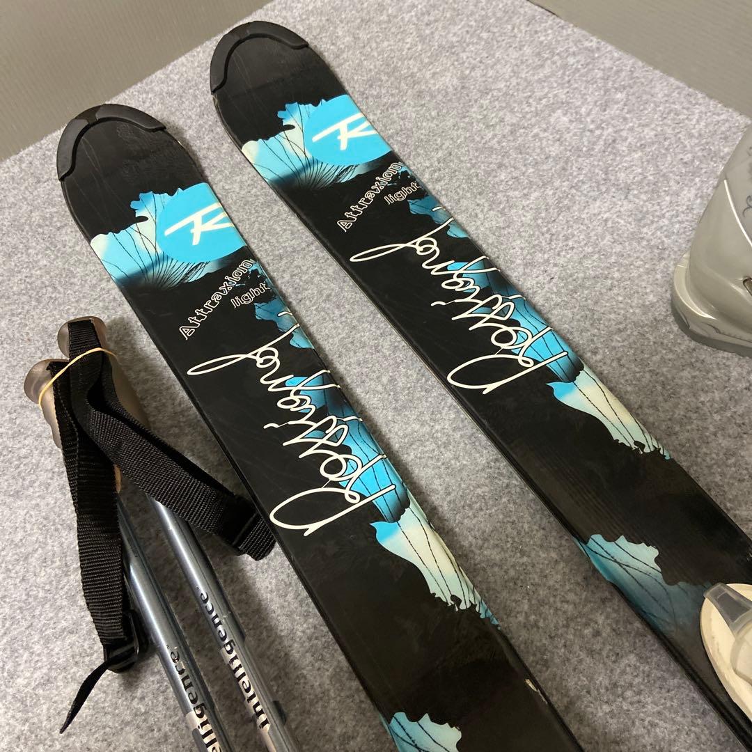 ★メンテナンス済　大人スキーセット 板154cmブーツ 25~ 25.5cm