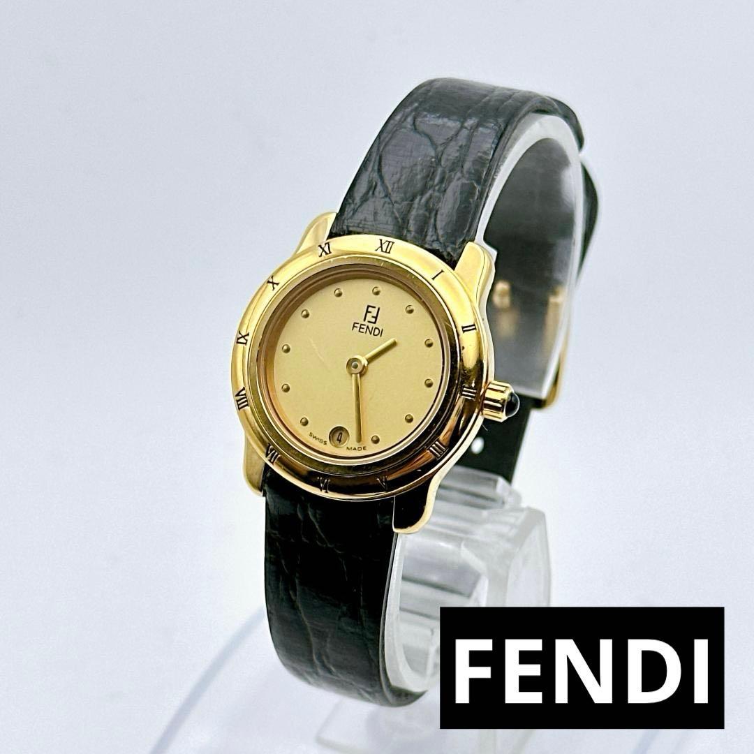 美品 稼動品 FENDI フェンディ レディース腕時計 ゴールド 810L - メルカリ