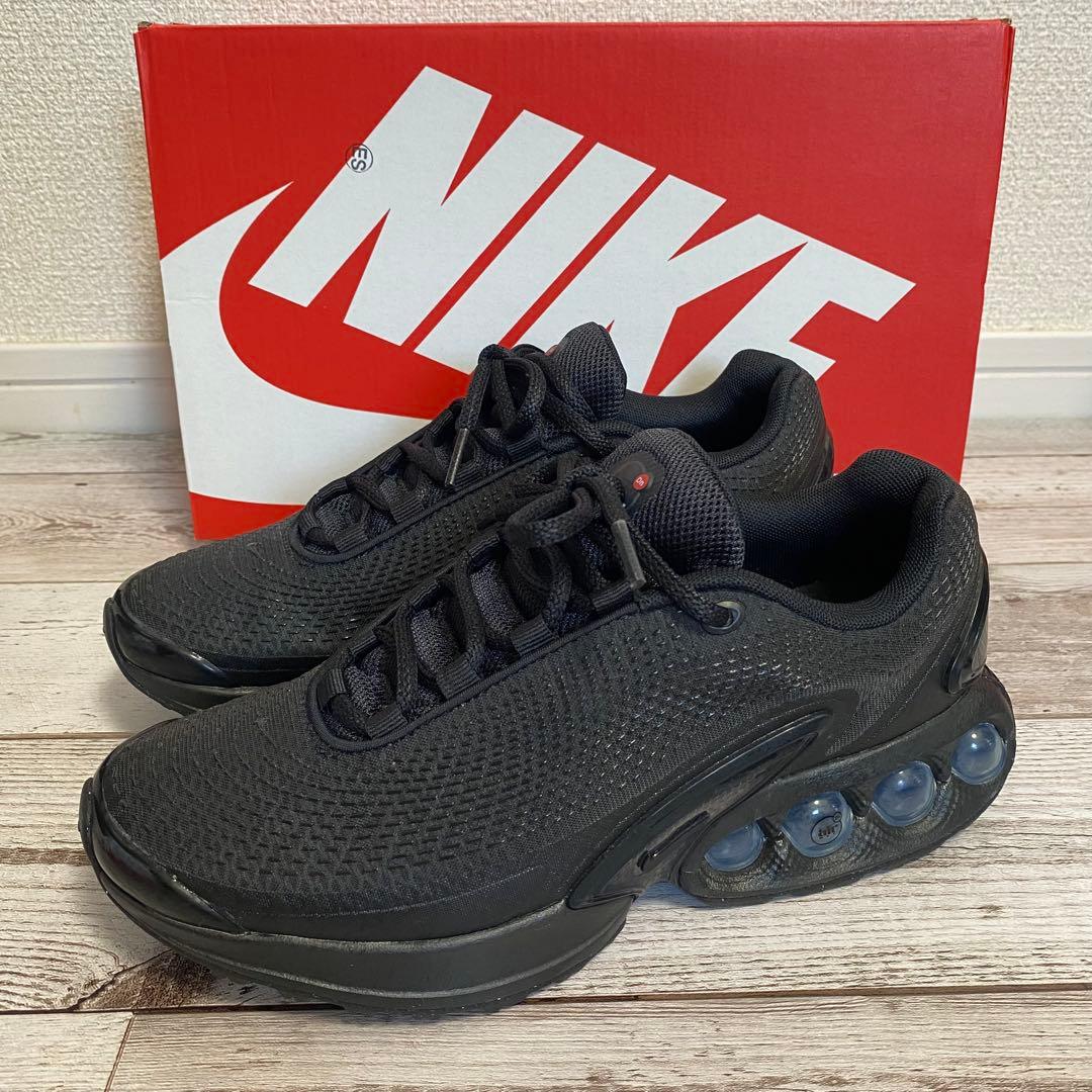 Nike Women's AirMax DN Black ナイキ 25cm 美品 NIKE☆WMNS AIR MAX DN☆BLACK/BLACK/METALLIC DARK GREY (Nike
