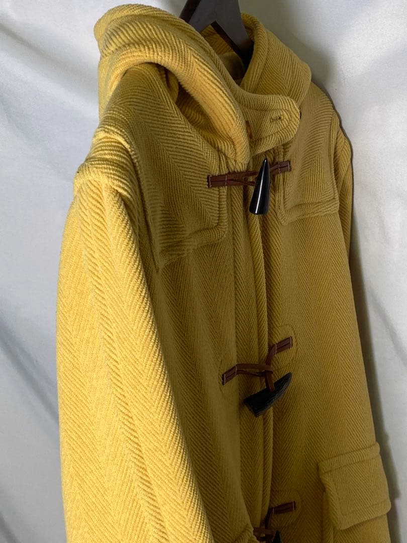 2177❣️ オールドイングランド ダッフルコート ヘリンボーン イエロー