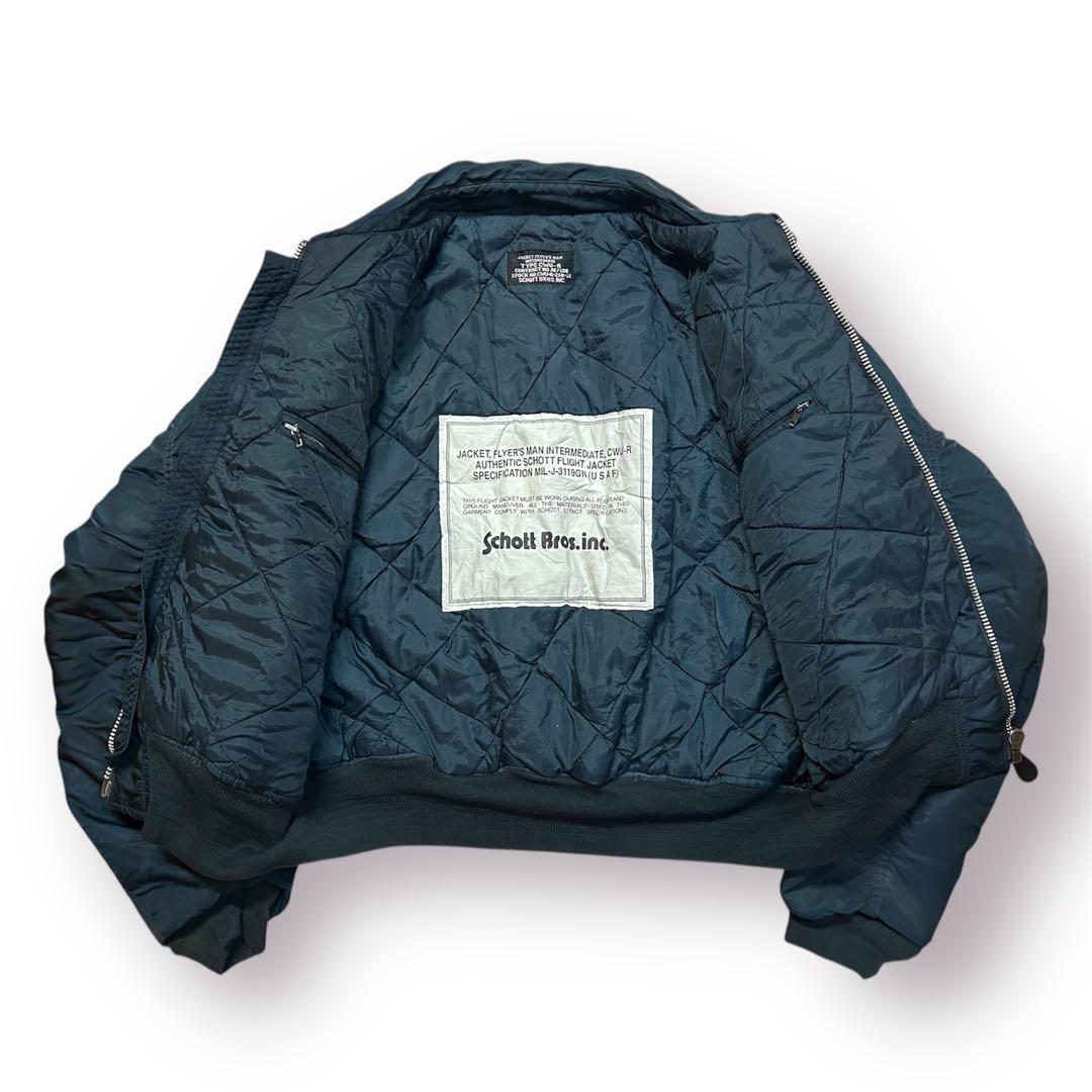 激レア田中シェン着Schott NYC flight jacket L Navy - メルカリ