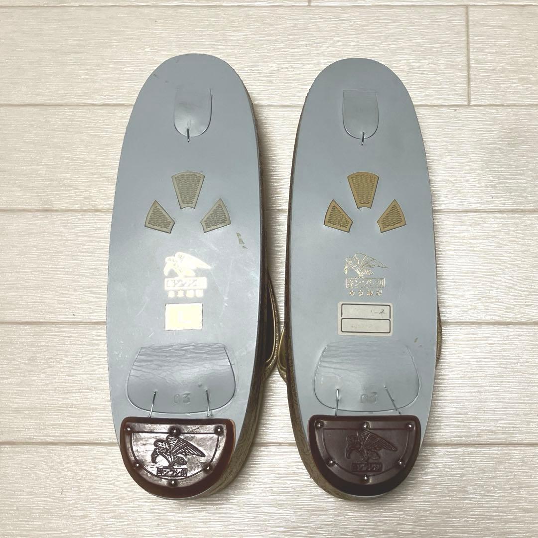 《未使用》キンワシ　草履バッグセット　ゴールド　23.5