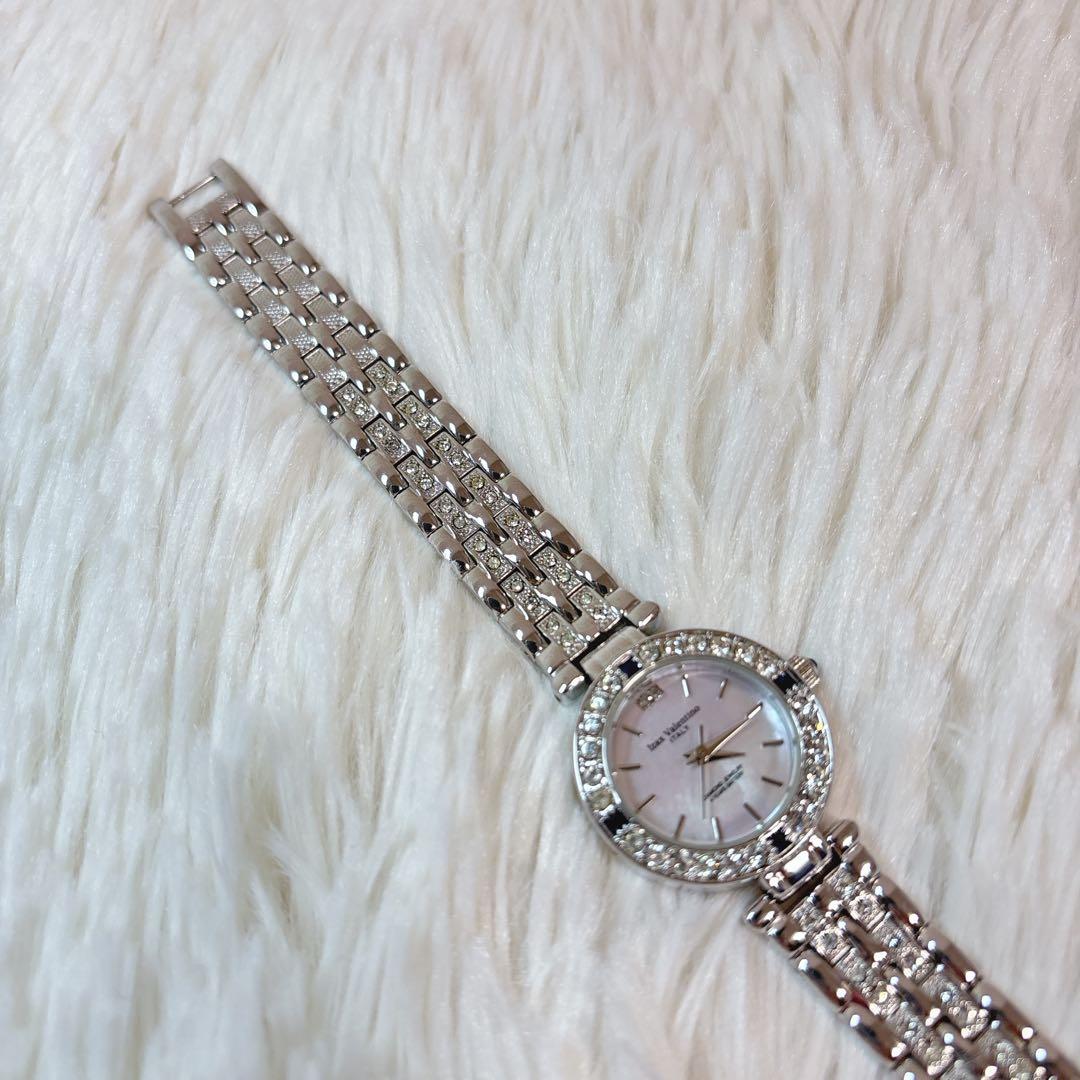 電池新品・極美品】Izax Valentino 天然サファイア＆ダイヤ 腕時計