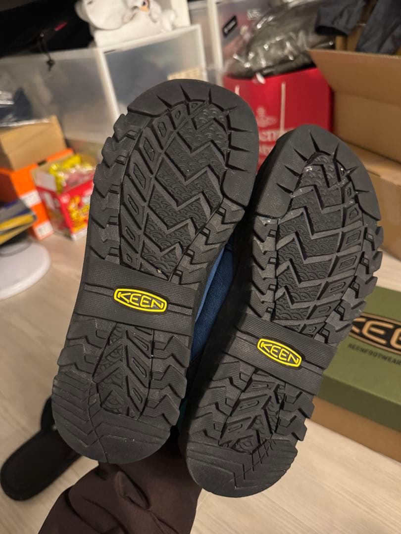 keen ジャスパー ロックス エスピー スニーカー 27.5cm グリーン