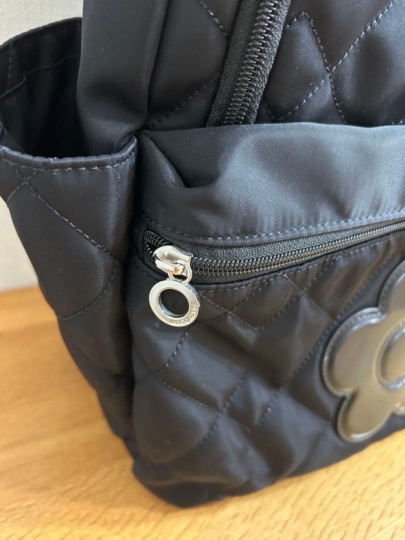 MARY QUANT マリークワント キルティング リュック ブラック - メルカリ