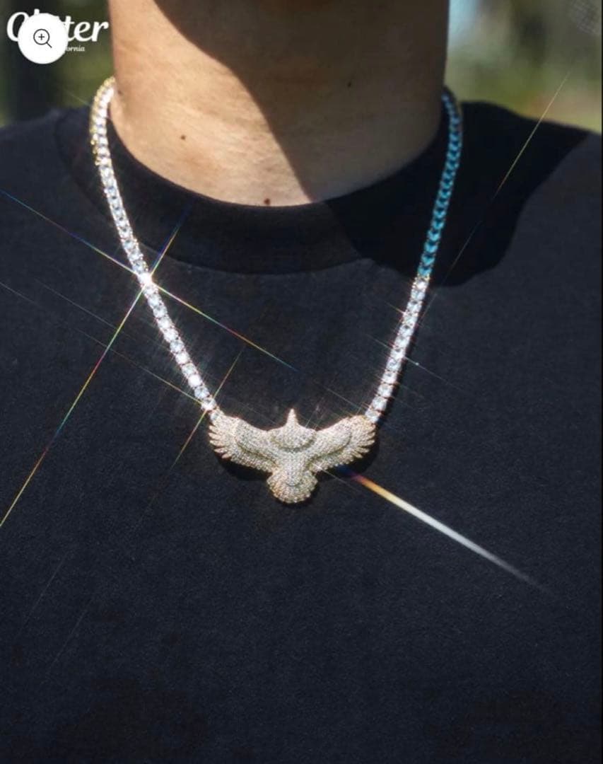 セット希望 Glitter イーグルペンダント テニスネックレス - メルカリ