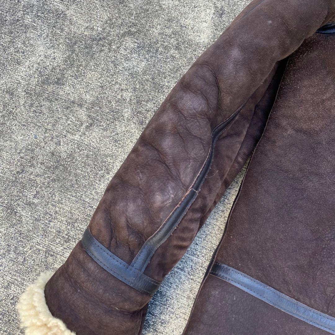 希少 美品 アヴィレックス B-7 ムートン アラスカンコート