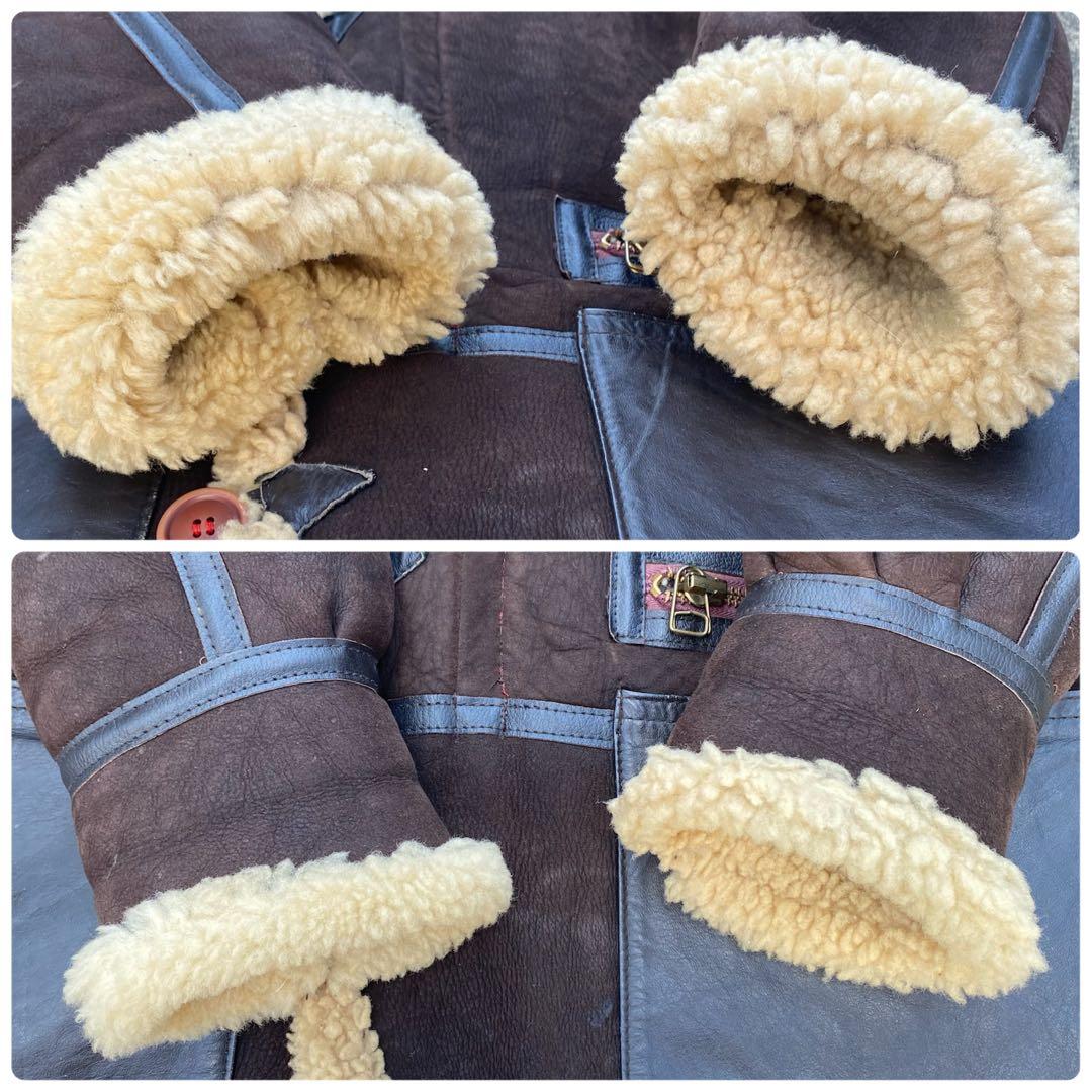 希少 美品 アヴィレックス B-7 ムートン アラスカンコート