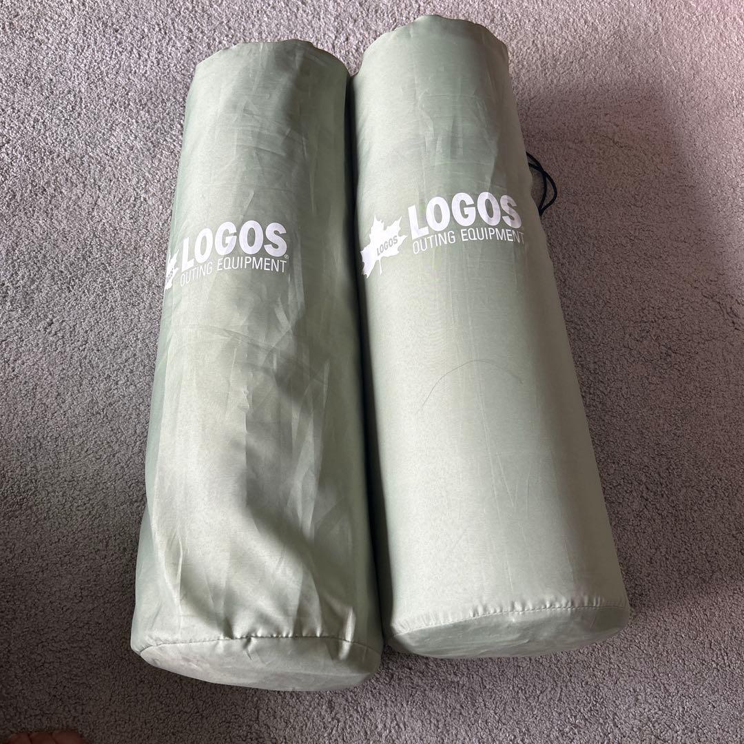 LOGOS スリーピングマット 2個セット ロゴス(LOGOS) インフレーターマット2点セット 高密弾力 55セルフイン