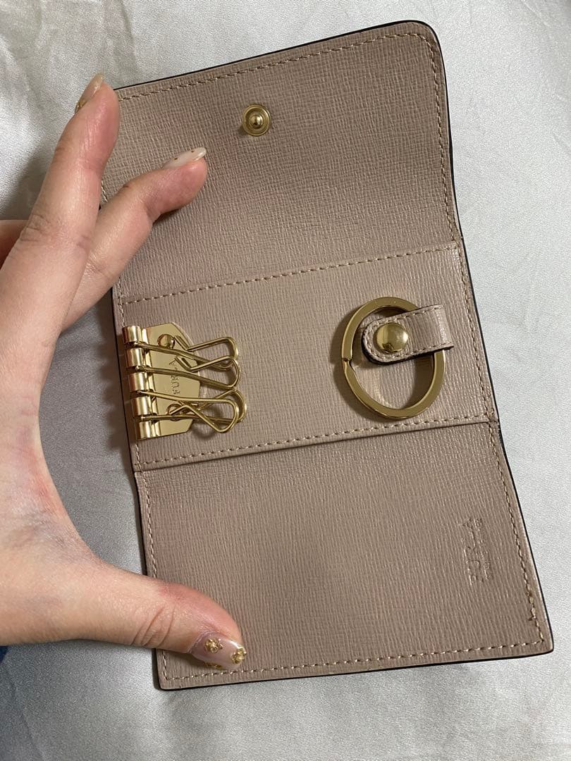 保証書付】FURLA フルラ キーケース ライトパープル/ラベンダー 未使用