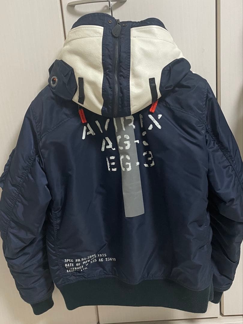 最値下げ AVIREX ネイビー MA-1ジャケット