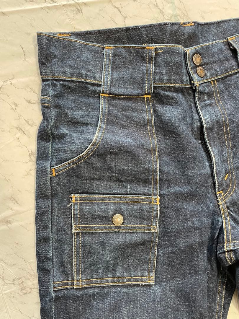 Levi'sVintageClothing 濃紺 デニムブッシュパンツ BIGE - メルカリ