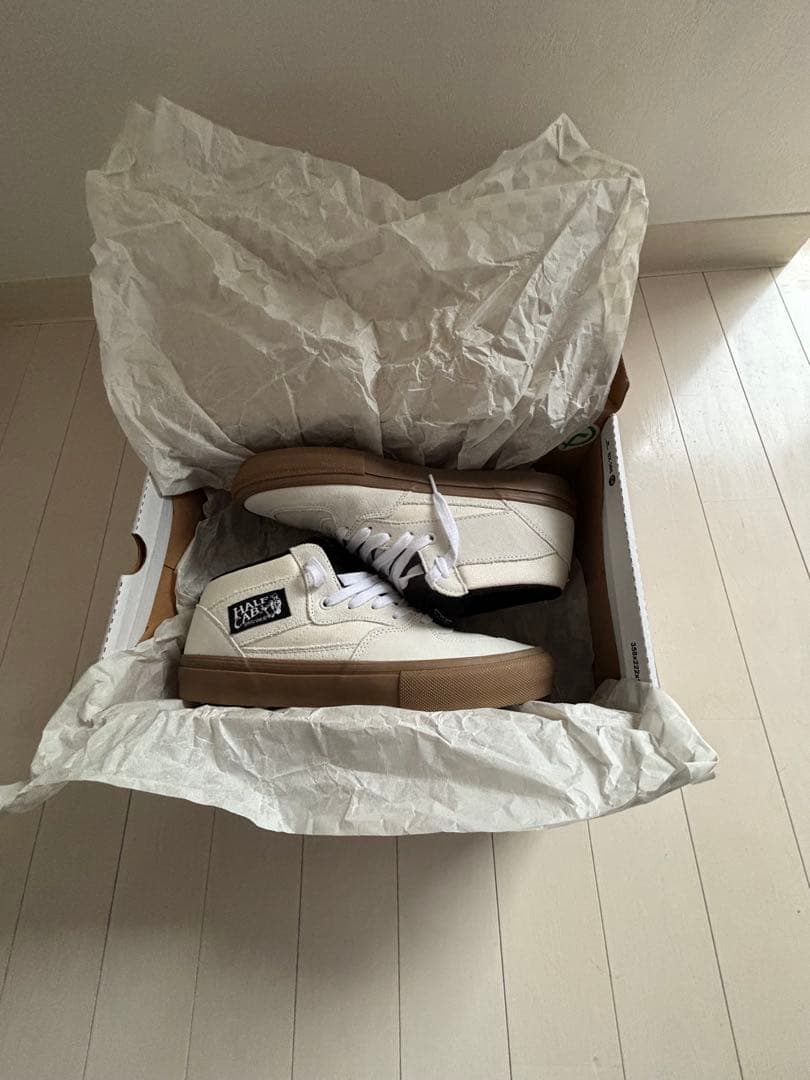 バンズ ハーフキャブ　27.5cm PRO ホワイトANTIQUE WHITE