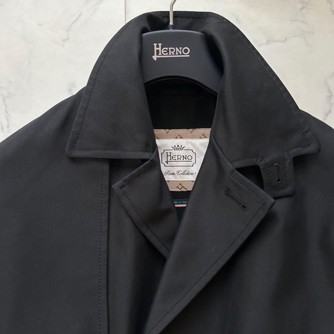 ヘルノ レインコレクション コート ベルト 近年モデル ブラック