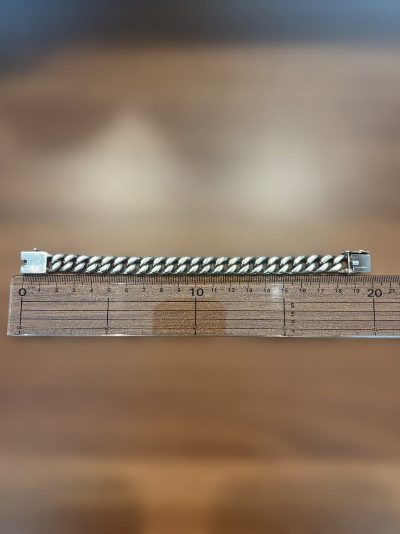 シルバー ツイストチェーン ブレスレット 約20cm good vibrations ブレスレット シルバーブレス メンズ シルバー925