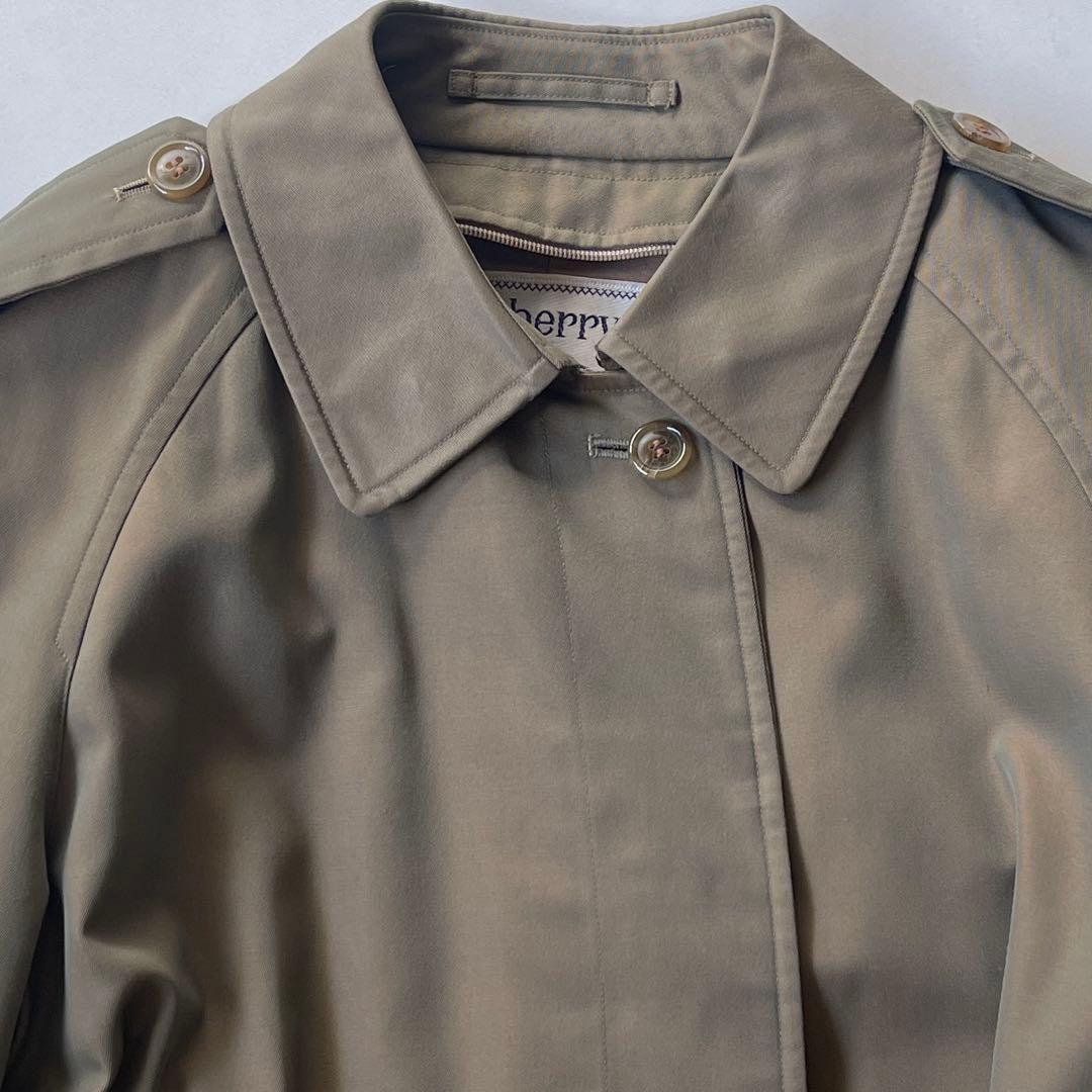 バーバリー トレンチコート 着丈110cm ロング丈 玉虫カラー