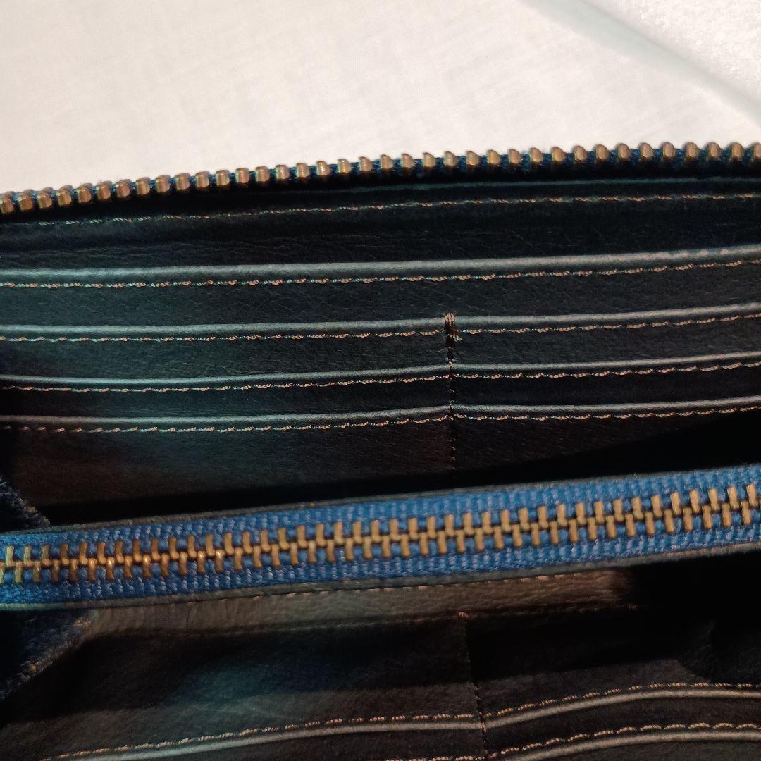 << 新品未使用品 >> パンディエスタ ラウンドジップ ウォレット ネイビー 新品未使用品 >> パンディエスタ ラウンドジップ ウォレット ネイビー