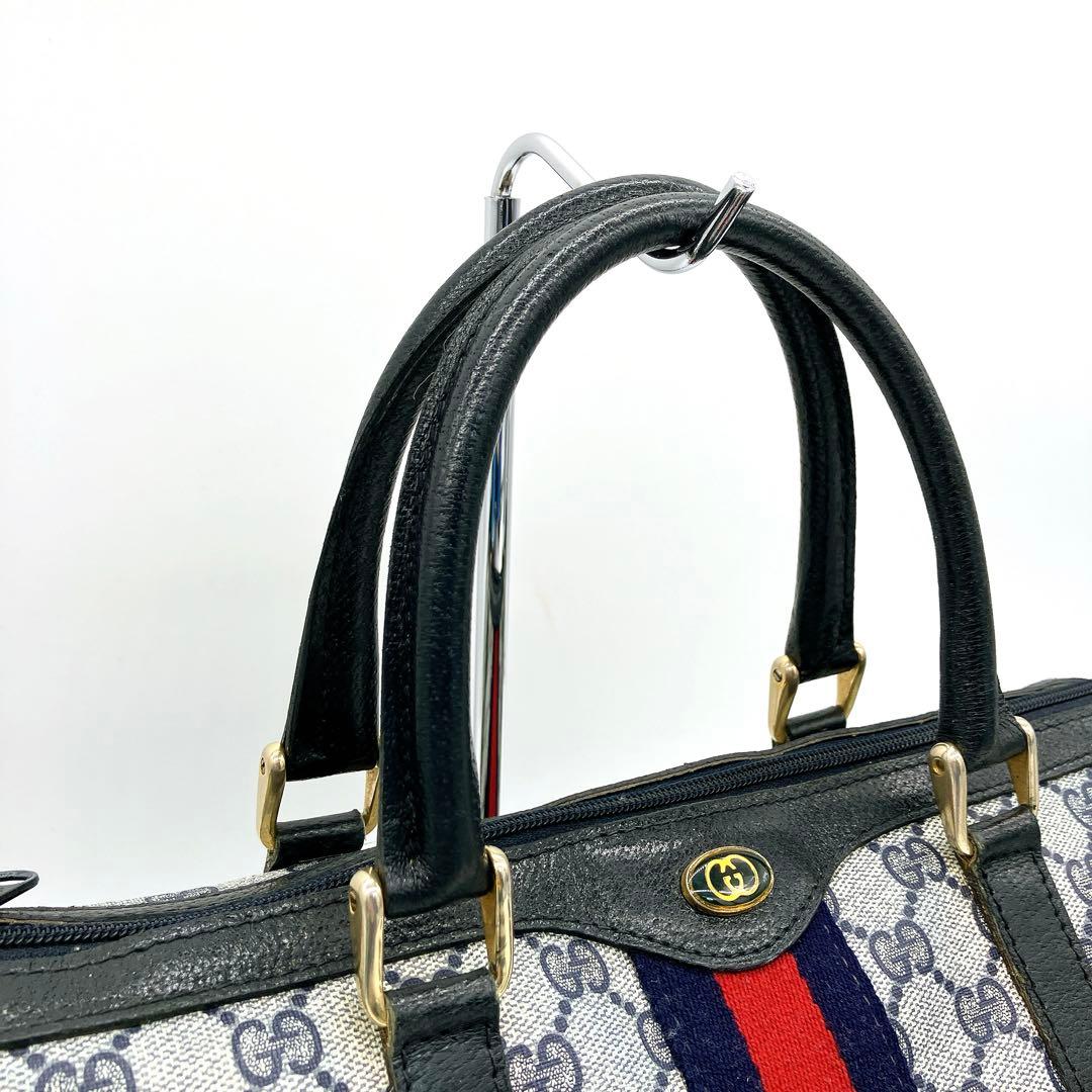 希少カラー【GUCCI】ミニボストンバッグ GGスプリーム シェリー - メルカリ