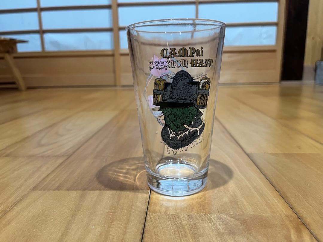 N*2様 伊豆のぬし釣り　リパブリュー　パイントグラス HILLS FIELD HILLS FIELD】YouTuber伊豆のぬし釣りさんお酒マンキャンプ パイント