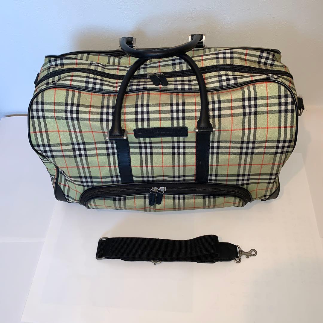 BURBERRY GOLF ボストンバッグ BURBERRY GOLF(バーバリーゴルフ) ノヴァチェック レザー ボストン