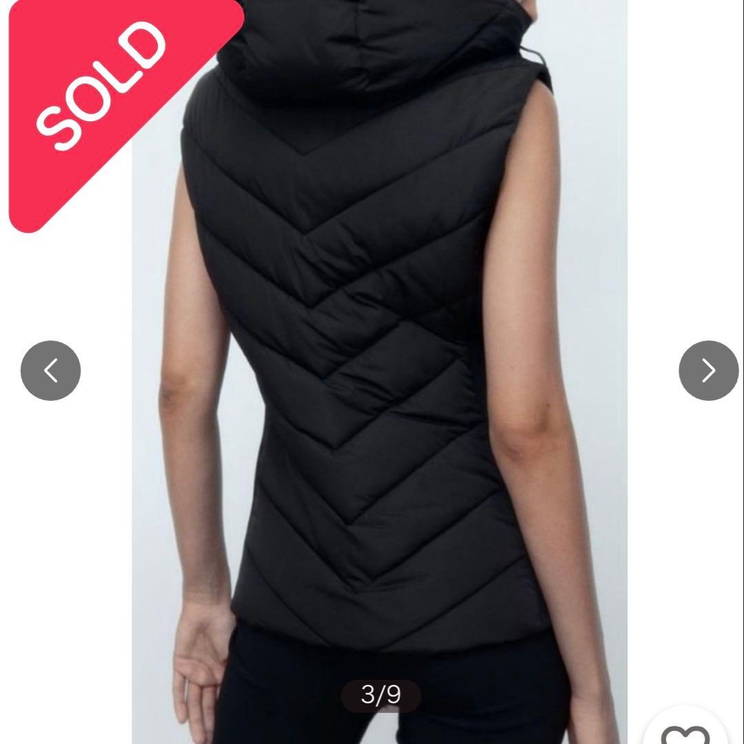 今のシーズンにベスト☆美シルエット ZARA ブラック キルティング