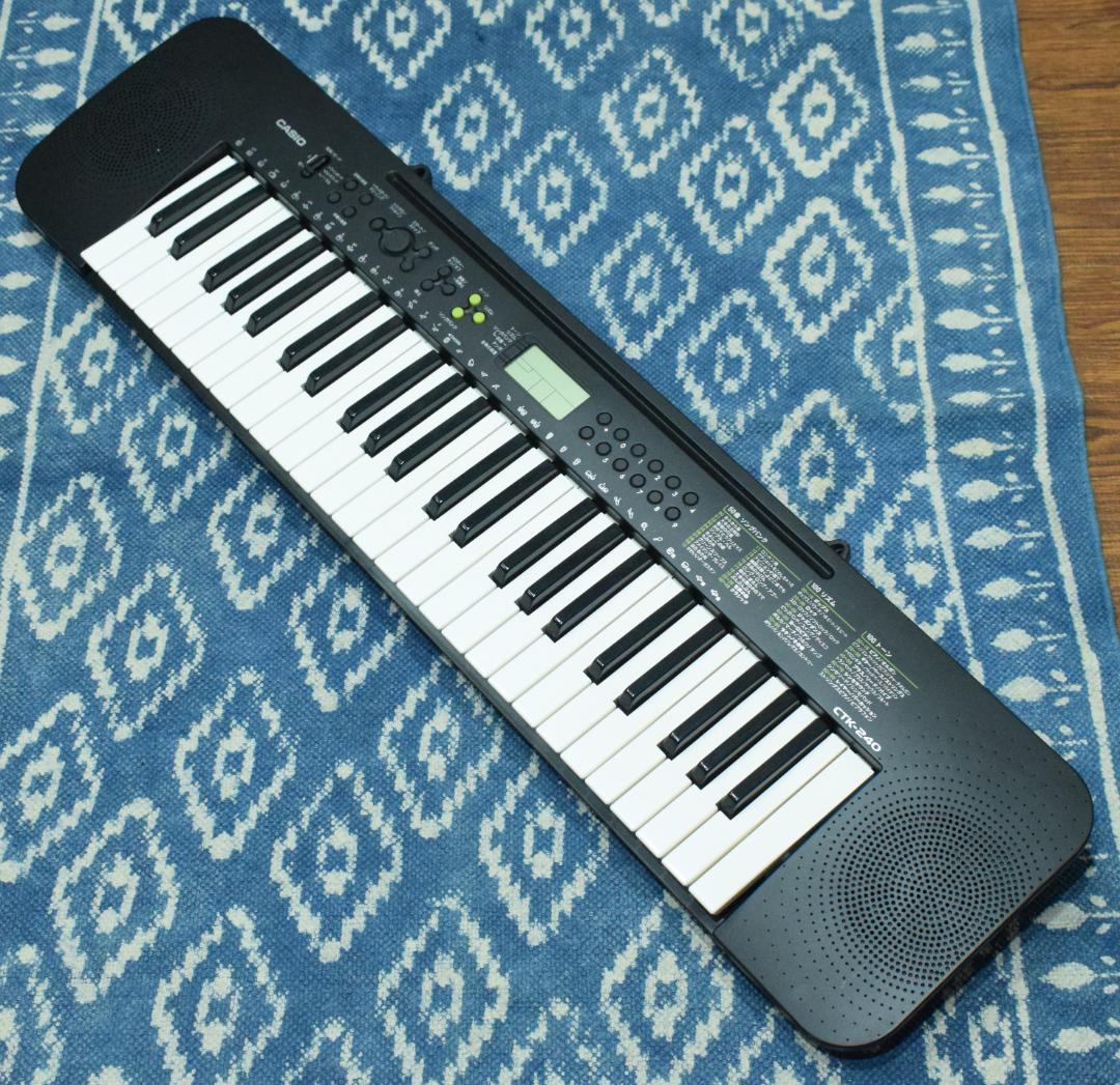 CASIO Casiotone CTK-240 動作OK！49鍵盤 - メルカリ