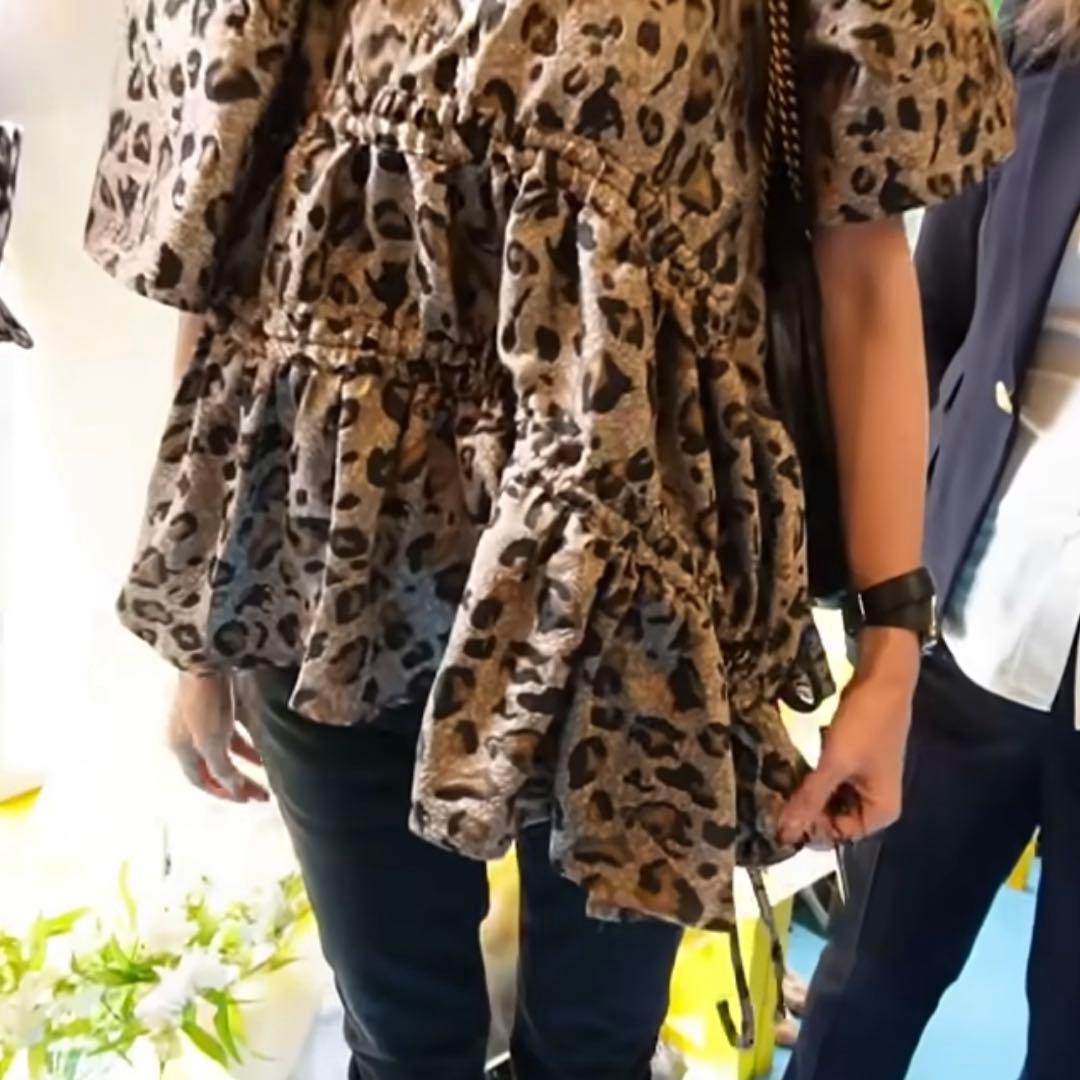 M.ROMAN ゴスペルGHOSPELL XS レオパードシャーリング　高岡早紀