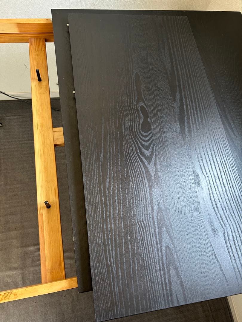 たのめる便】イケア BJURSTA 伸長式ダイニングテーブル - メルカリ