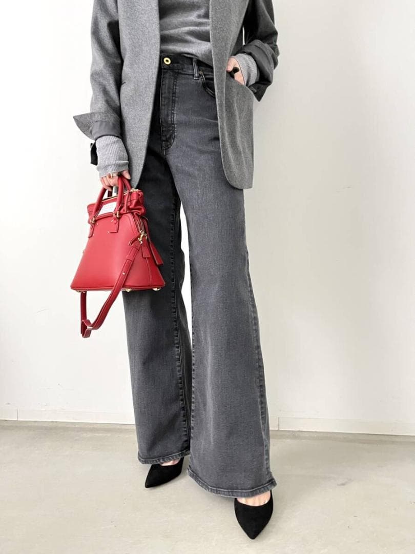 アパルトモン購入 グッドグリーフ 22AW ダメージヘムワイドレッグ