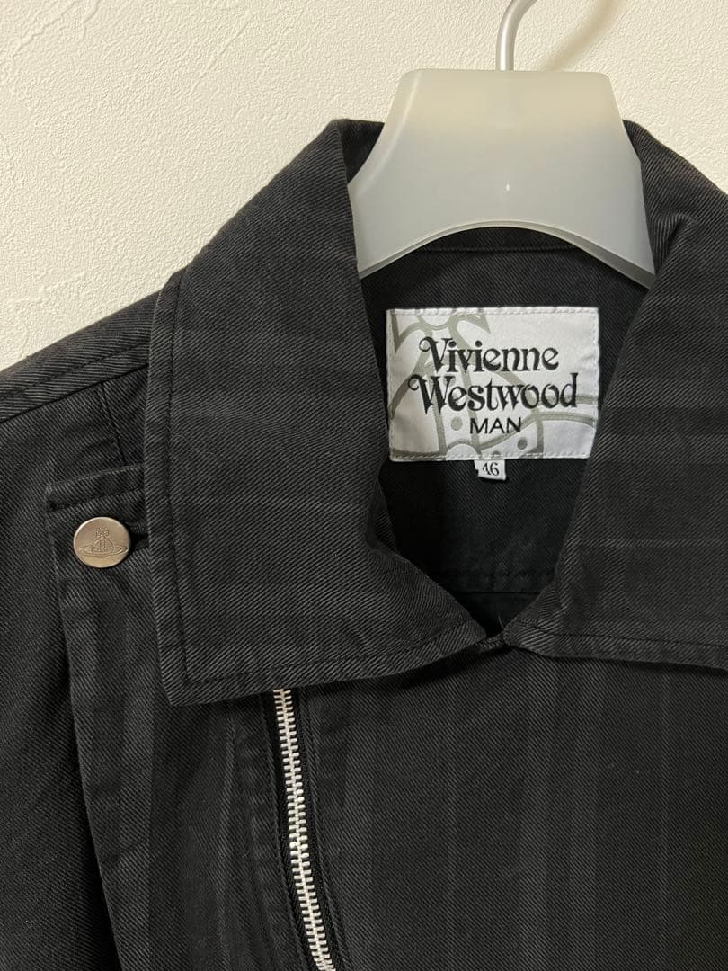 ヴィヴィアン ウエストウッド マン デニムライダースジャケット46