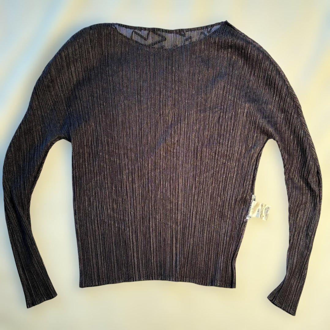 ISSEYMIYAKE プリーツ 透け感 ジグザグ模様 シャツ ISSEYMIYAKE シャツ