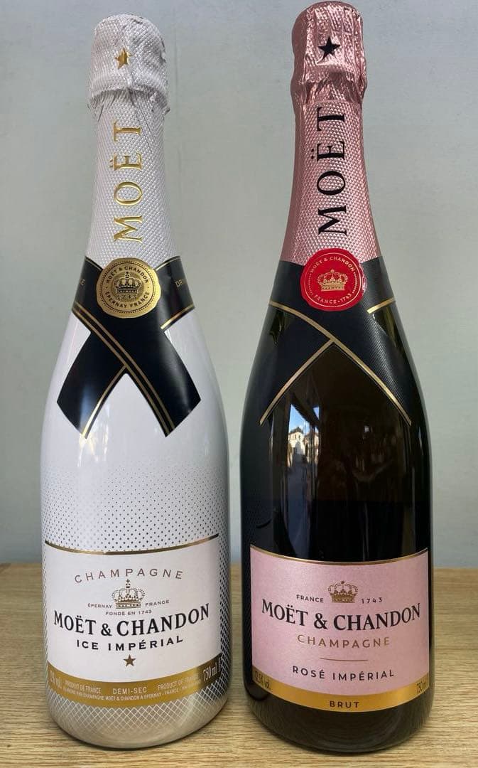 MOËT & CHANDON シャンパン 4本セット - メルカリ